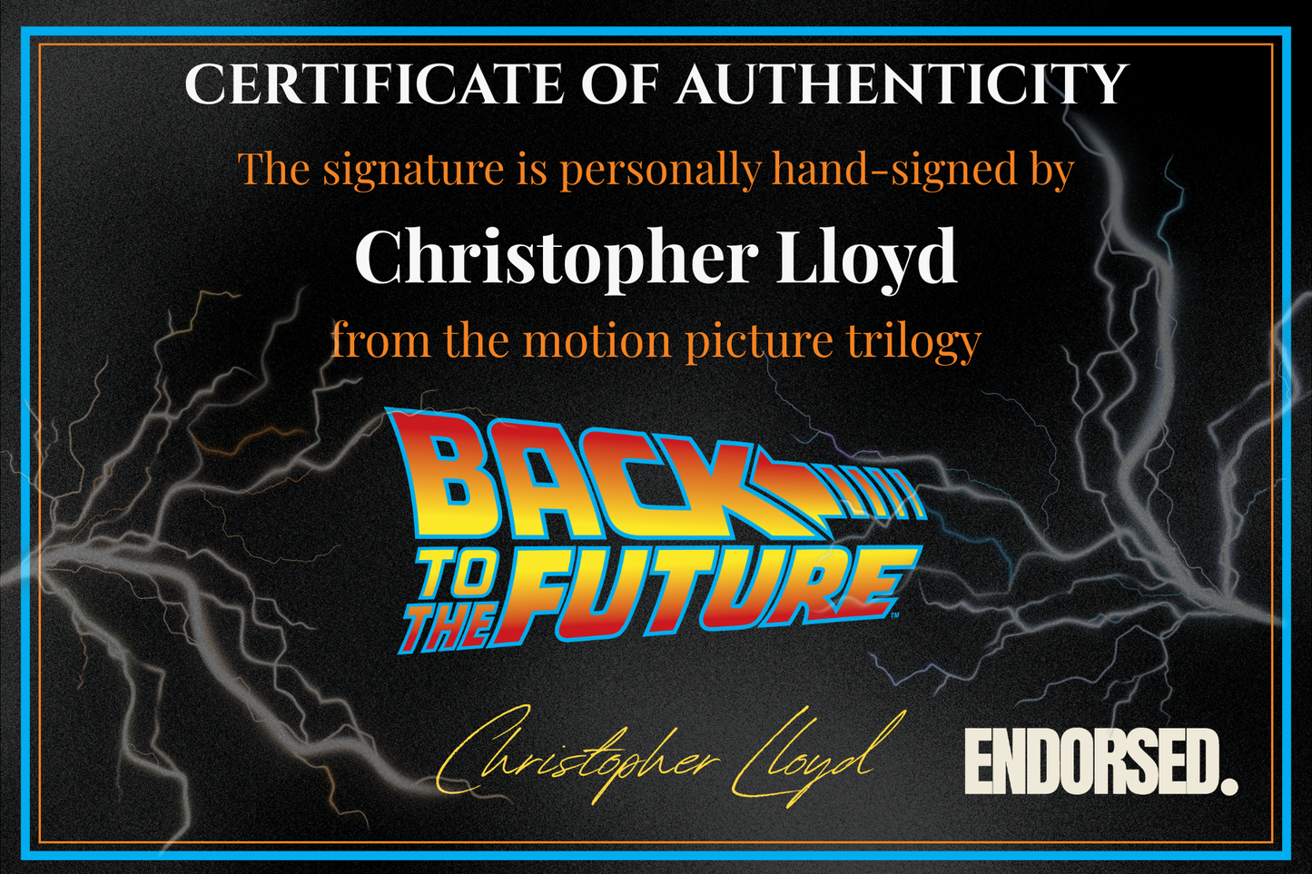 Autographed Mini License Plate (preorder)