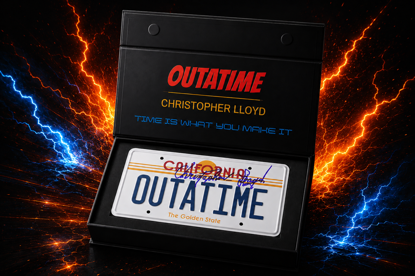 Autographed Mini License Plate (preorder)